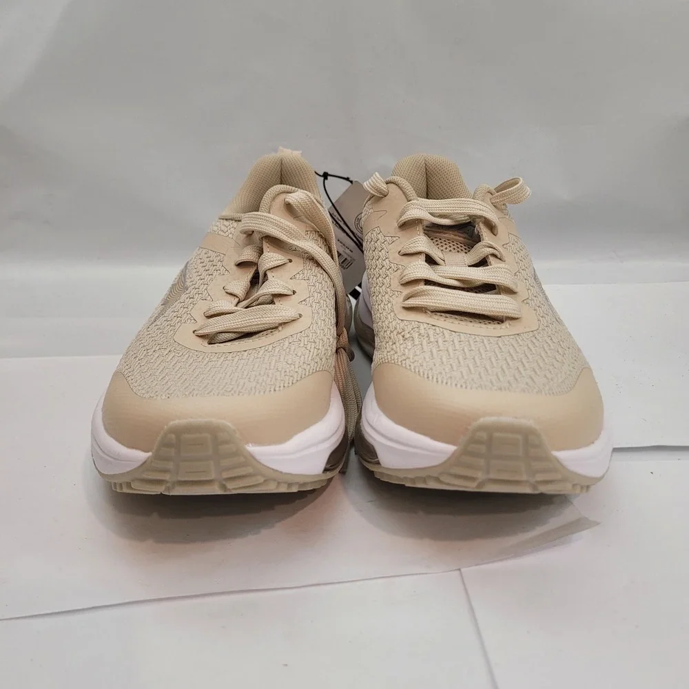 Avia Walking Sneakers Womens Size 6.5 Beige Tan Mesh Air Cushion AV12030W